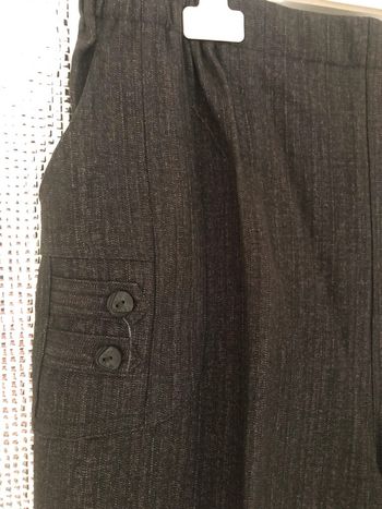 Pantalon noir chiné T4