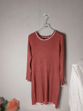 Robe longue corail esmara