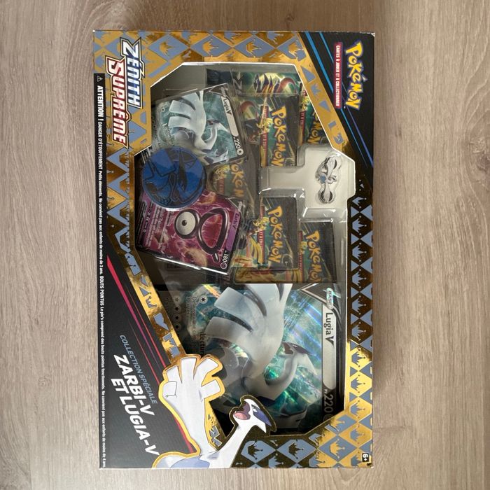 Coffret Pokémon Zarbi-V et Lugia-V Zénith Suprême