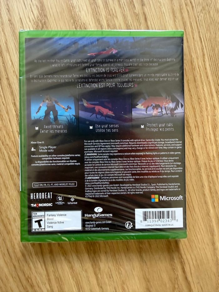 Endling: Extinction is Forever – Jeu Microsoft Xbox One / Series X NEUF sous blister - photo numéro 2