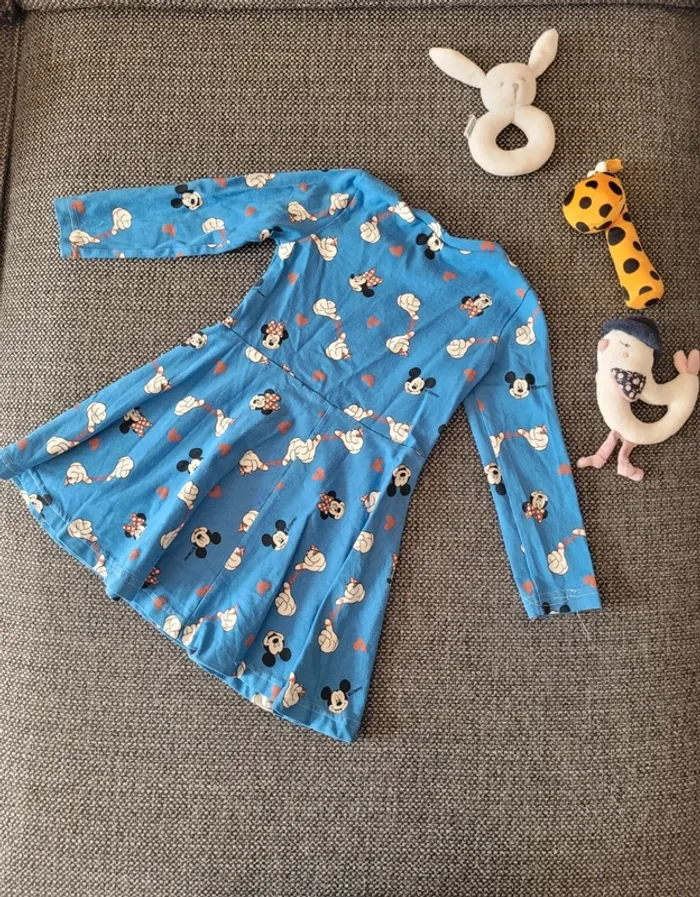 Robe Minnie et Mickey manches longues 3 ans - photo numéro 5