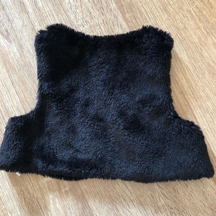 Boléro noir fourrure - photo numéro 3