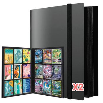 2 Classeur Premium 360 Cartes – Pokémon / Yu-Gi-Oh / Magic