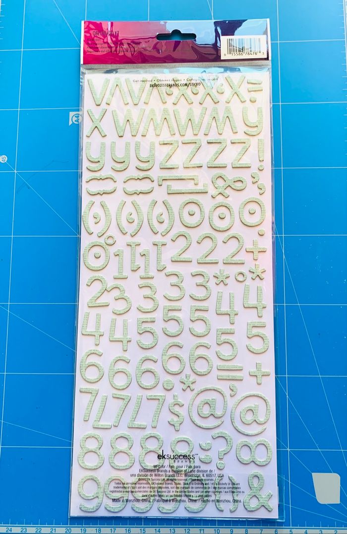 Lot 3 blisters autocollants alphabets Sticko - photo numéro 6