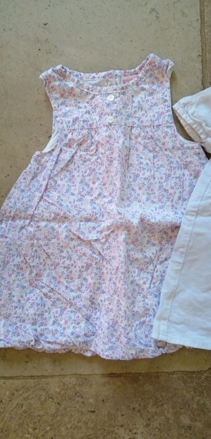 Lot de 2 robes été en 6 mois - photo numéro 2