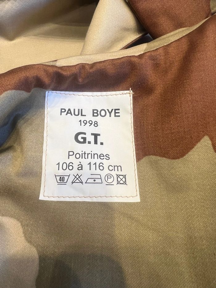 gilet pare eclats f2 armee française camouflage daguet desert taille gt mt pt - photo numéro 5