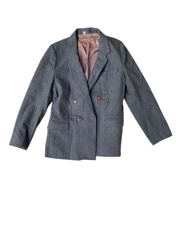 Blazer vintage gris taille 38