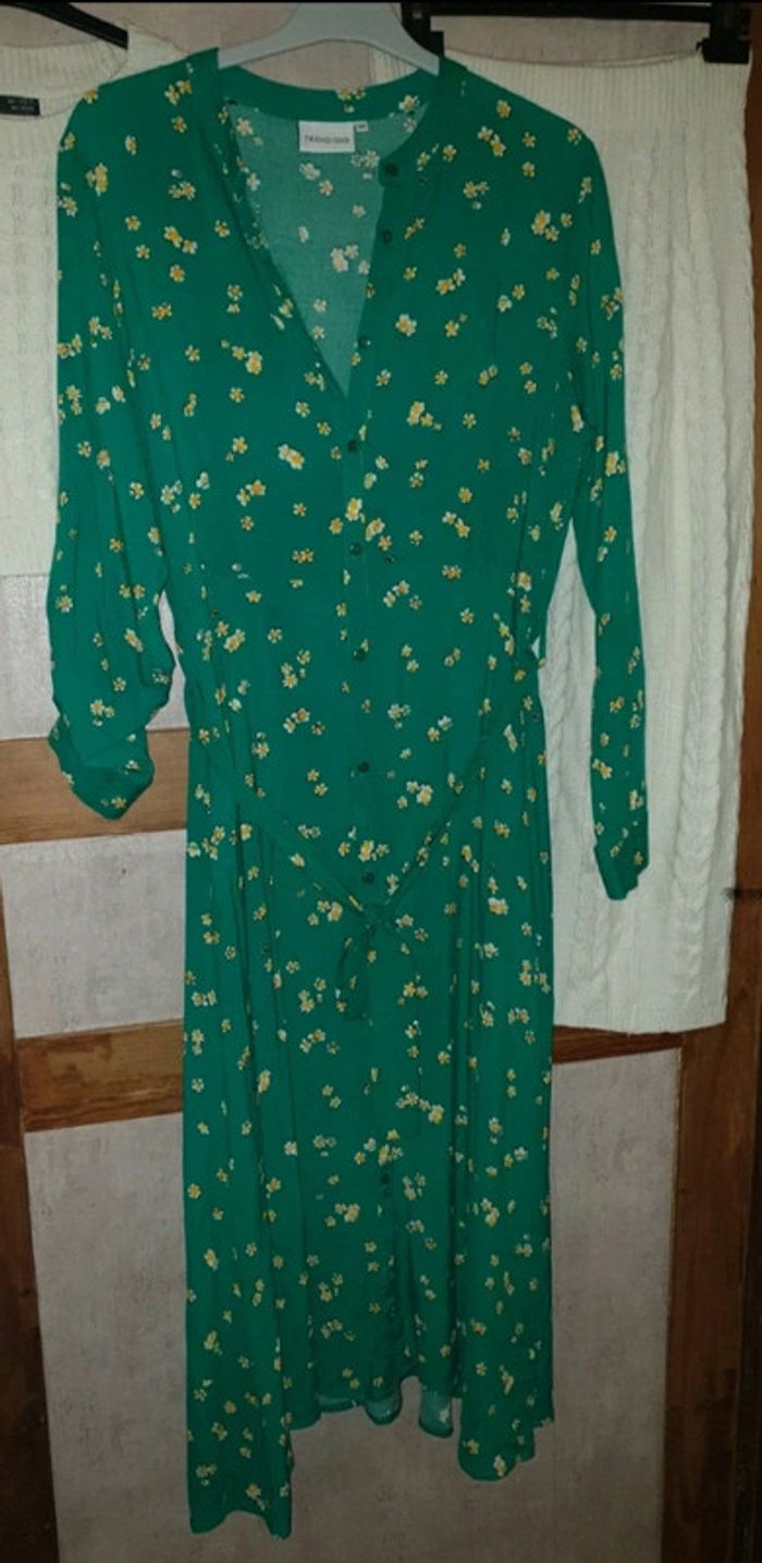 Robe en coton fluide longue