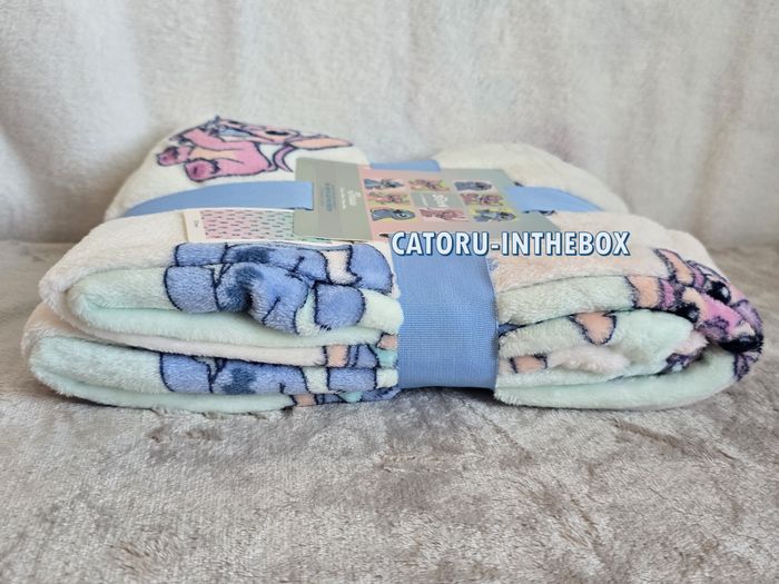 Plaid Disney Stitch & Angel | 120x150cm - photo numéro 3