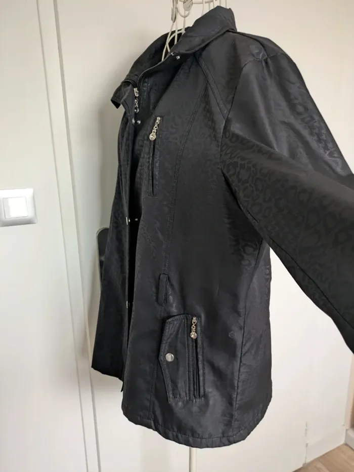 Veste imperméable demi-saison noire 42 - photo numéro 6