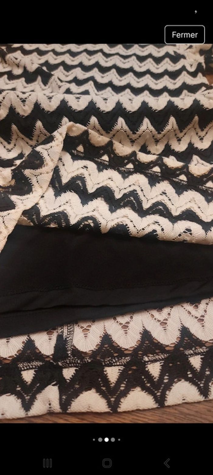 Robe Esprit Fr XL noir et blanc en parfait état - photo numéro 17