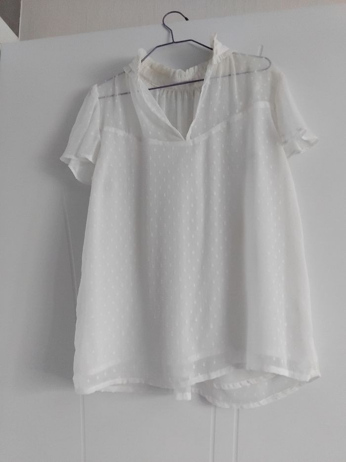 Blouse plumetis - photo numéro 2