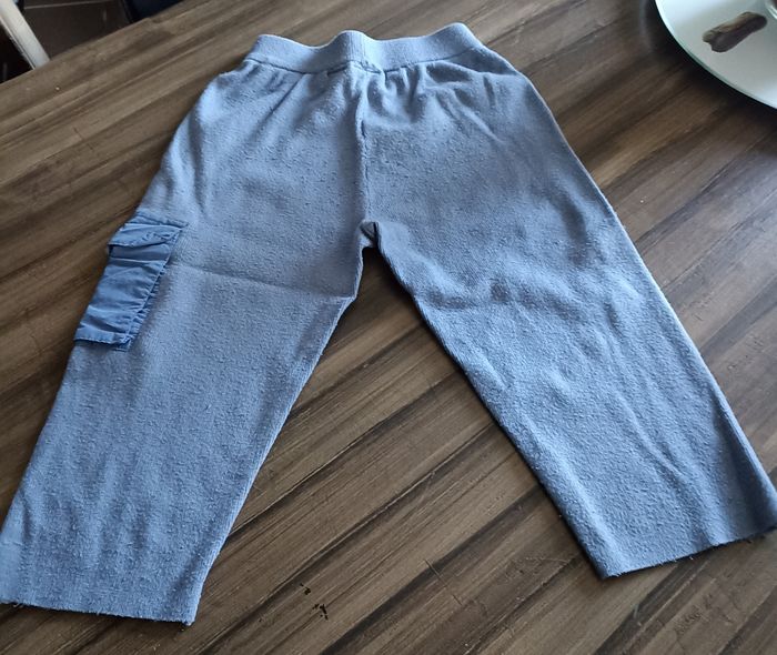 Ensemble Zara Tricot Côtelé Bleu Grisé - Confort & Style pour les 3-4 Ans (98-104 cm) - photo numéro 8