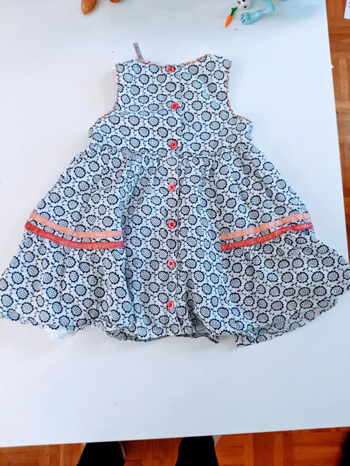 Ensemble robe gilet boléro tricoté maille Kenzo kids 9 mois 71 cm - photo numéro 7