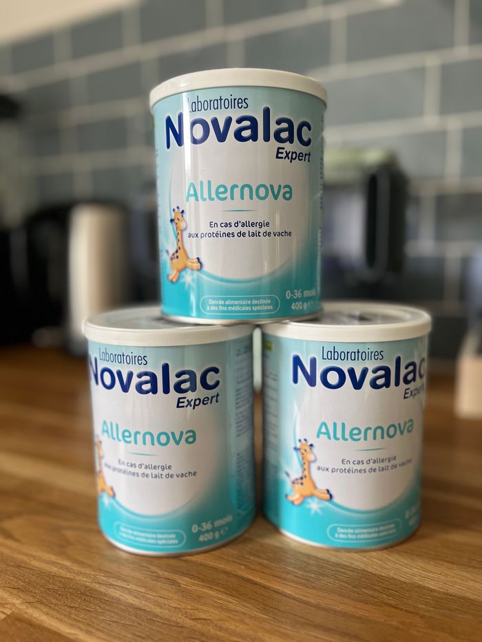 Lot 3 boîtes allernova novalac