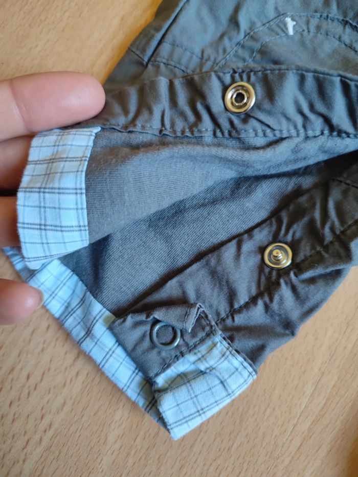 Lot salopette + polo + pantalon assortis Petit Kimbaloo+ t-shirt manches longues en 1M - photo numéro 10