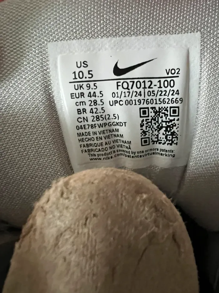 Nike Air Force 3 Low Nigo White Multi Color Taille 44,5 - photo numéro 10