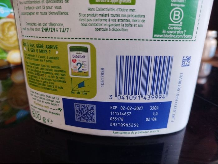 Blédilait 1 + Bledina - photo numéro 3