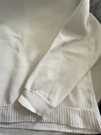 Sweat Zara blanc femme 