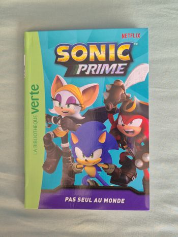 Livre Sonic Prime - Pas seul au monde