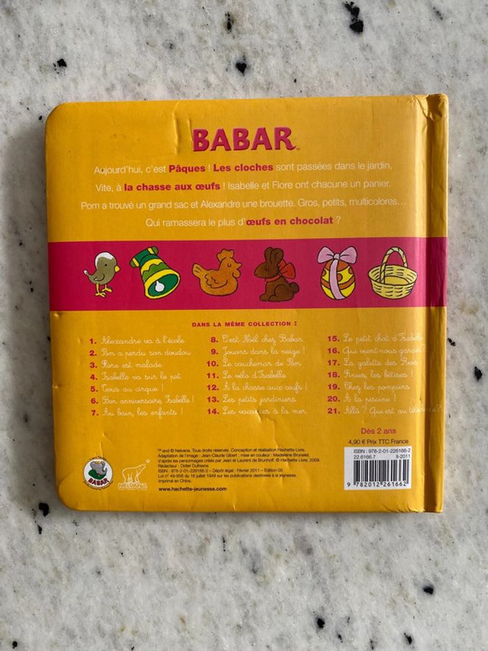 Petit livre Babar À la chasse aux œufs ! - photo numéro 2