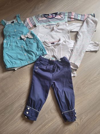 Lot 6 vêtements fille 24 mois Sergent-major