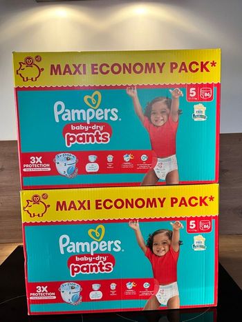 2 pack pampers taille 5 pants