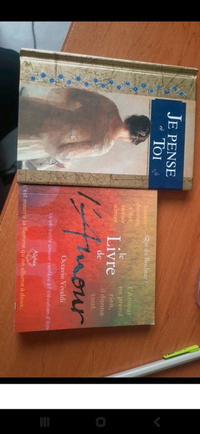 Livre de citation poème petit mot