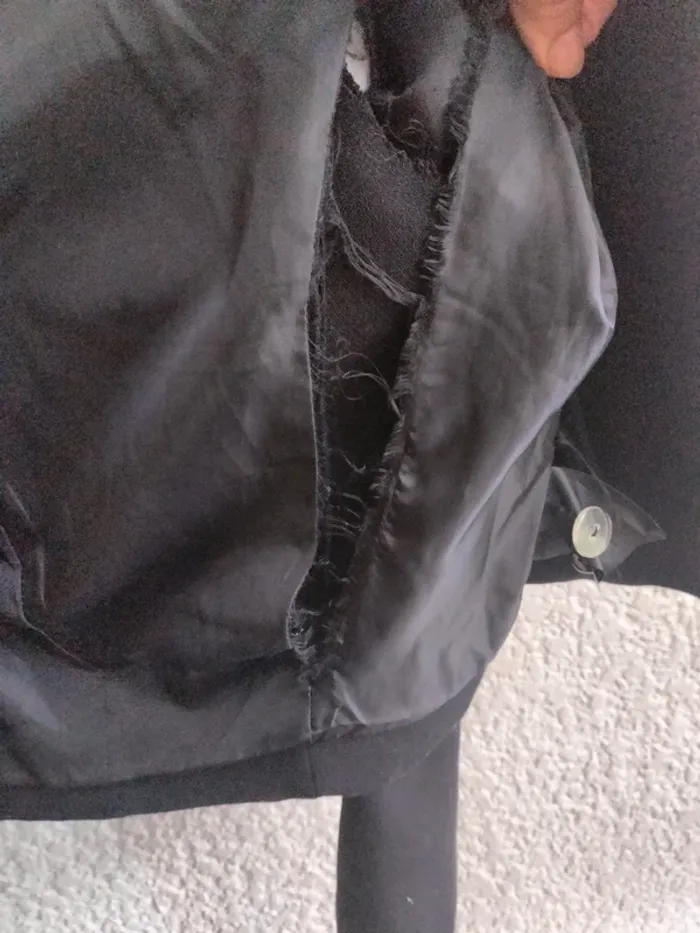 Veste officier h et m noir t 36 - photo numéro 6