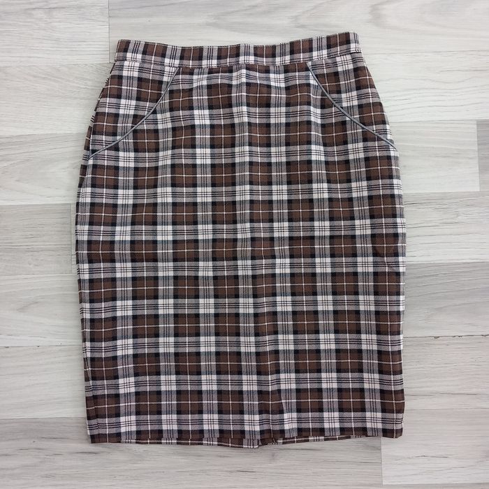 Jupe tailleur à carreaux taille 38
