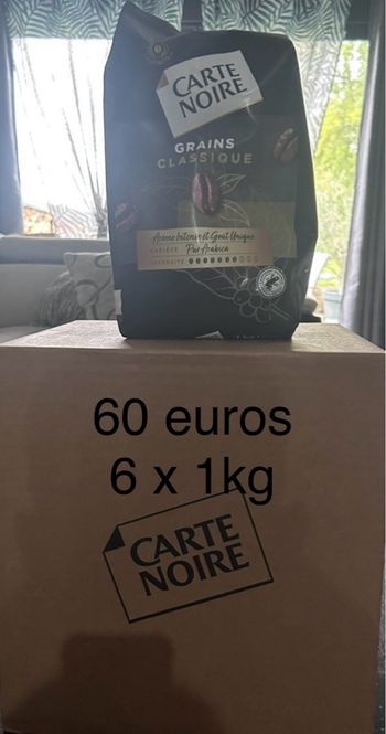 Café grain carte noire 6 kg