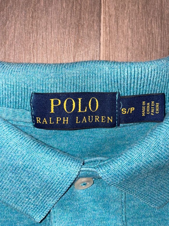 Polo Ralph Lauren bleu classique 🔵 - photo numéro 4