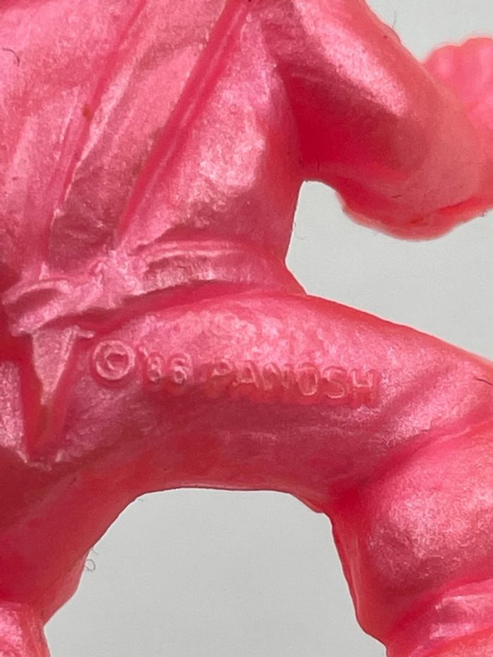 Figurine Cosmix Panosh Kinnikuman muscle Man Exogini rose 1986 - photo numéro 3