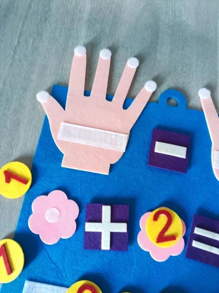 Set en feutrine pour apprendre à compter - photo numéro 7