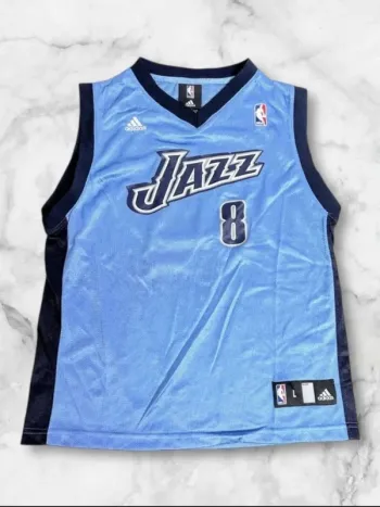 Maillot NBA Adidas Utah Jazz Deron Williams #8 (L - 14/16 ans, équivalent S femme)