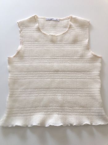Débardeur blanc casse taille 42 Pennyblack bon état