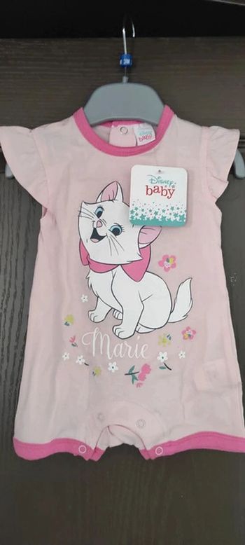 Jolie combicourte Marie des Aristochats 3 mois 60 cm