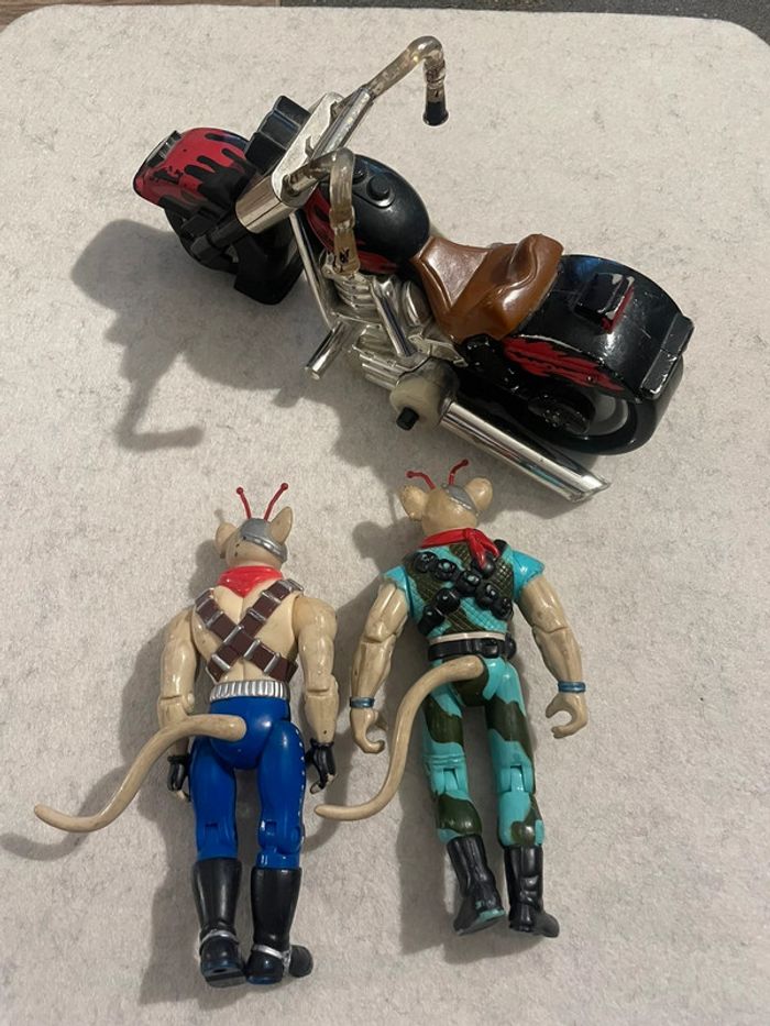 Lot Figurine + Moto Biker Mice From Mars Vintage - photo numéro 5