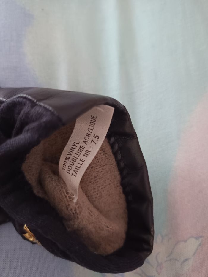 Gants noirs pour femme - taille S - photo numéro 5