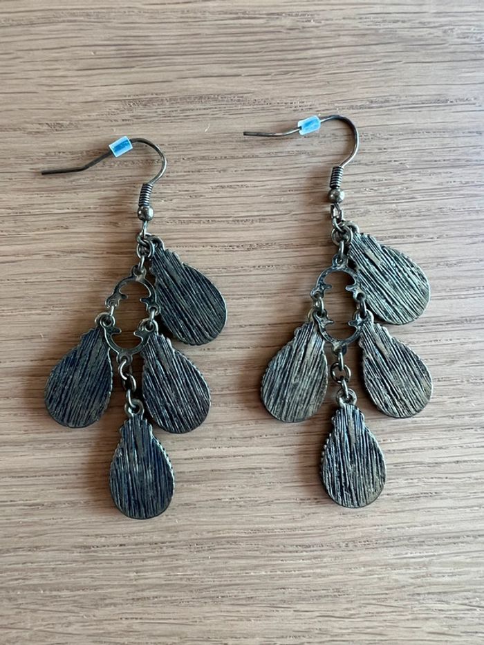 Boucles d’oreilles orange - photo numéro 2