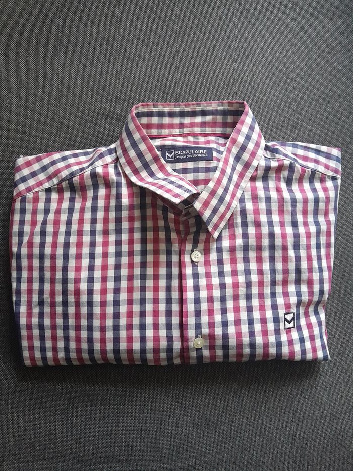 Chemise à carreaux scapulaire xl - photo numéro 4