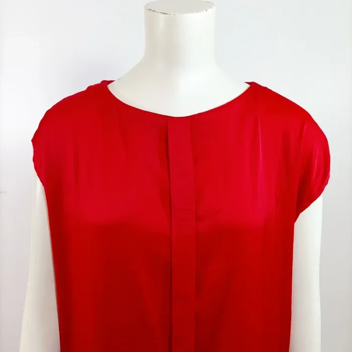 Robe droite rouge vif MNG – Taille XS A787 - photo numéro 2