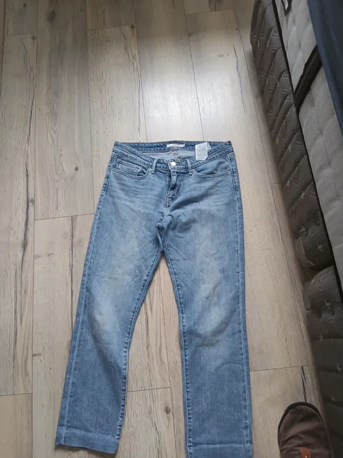 Jean levis 712 slim 31x32 bleu clair brut FR40 - photo numéro 4