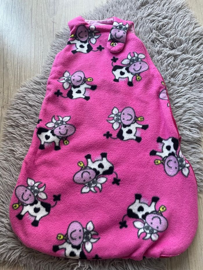 Gigoteuse polaire motifs vaches