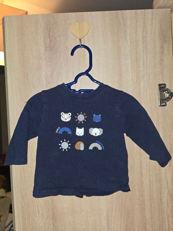 Tee shirt manches longues animaux