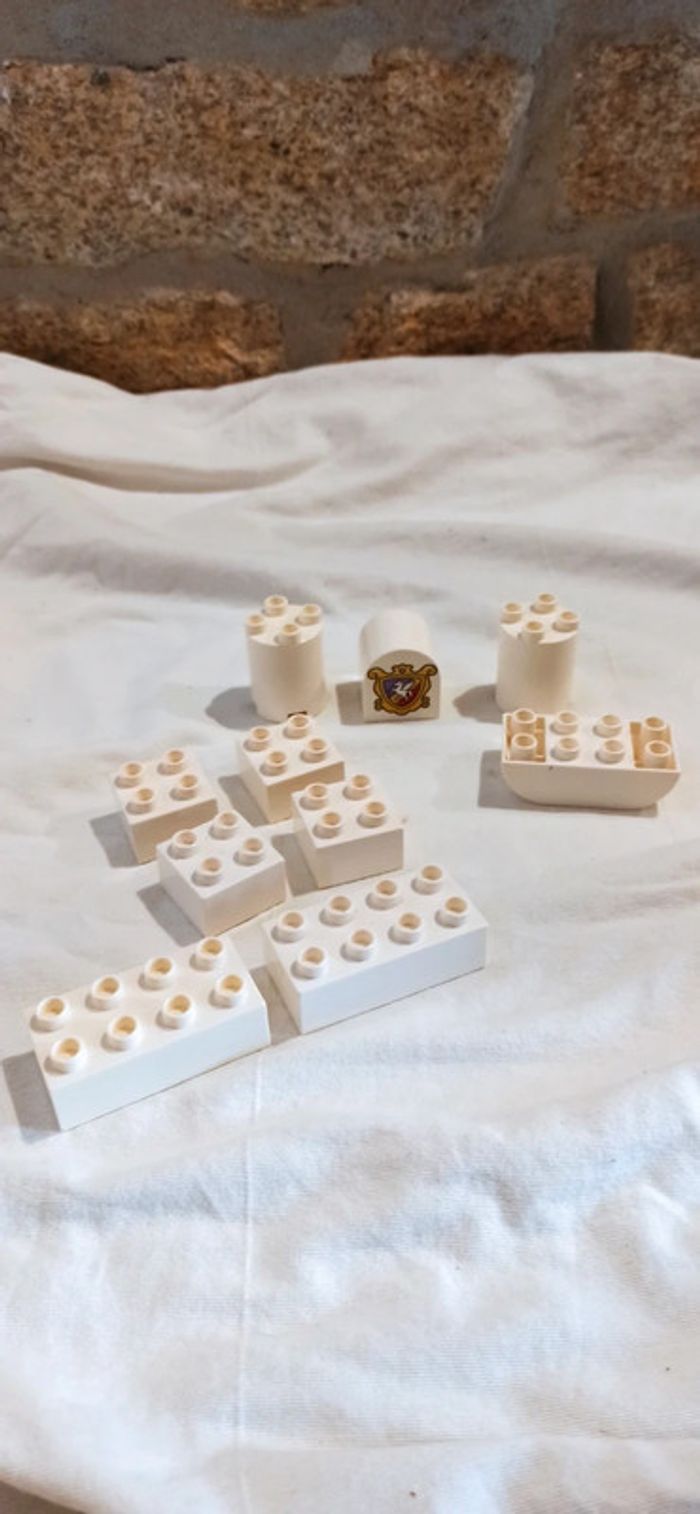 Briques lego duplo blanches