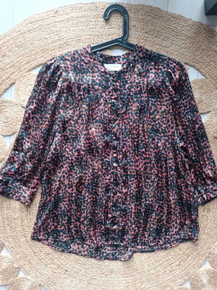 Chemisier motif tacheté Taille S Grace et Mila En très bon état - photo numéro 2