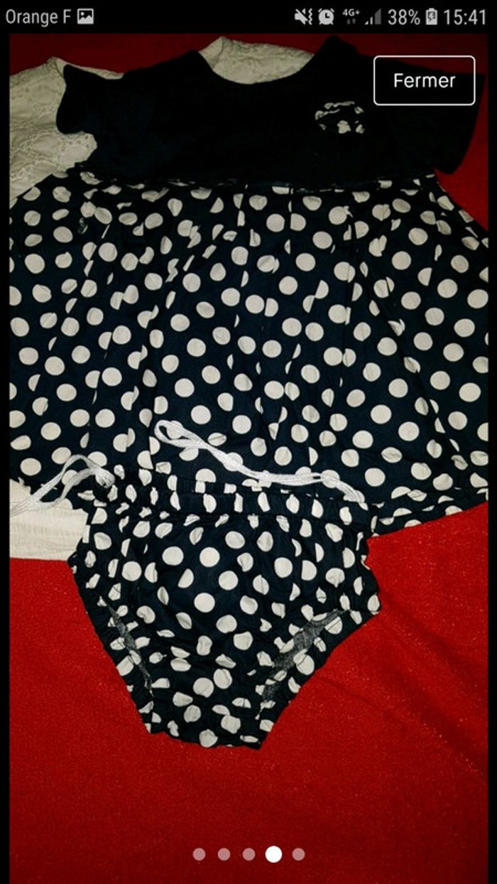 Lot 4 jolies robes 3 mois - photo numéro 4