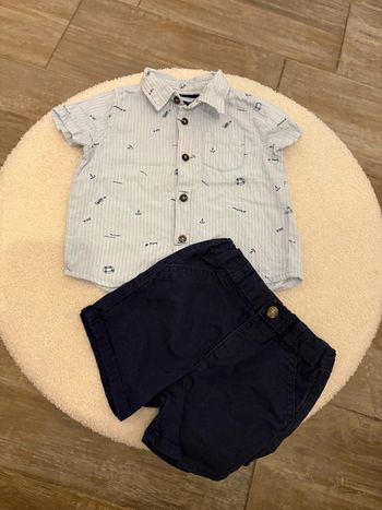 Ensemble été chemisette et short