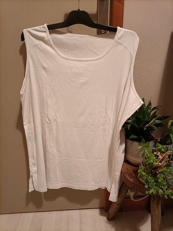 Débardeur uni blanc